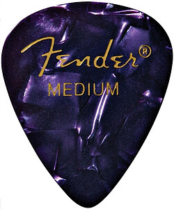 Fender® Picks 351 medium/purple moto (12 