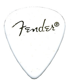 Fender® Plectren 351 heavy/weiß  