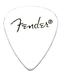 Fender® Plectren 351 medium/weiß  