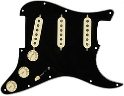 Fender® Prewired PG Strat® Tex.Sp. black 