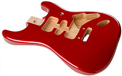 Fender S-​Body Deluxe Alder c. apple red  