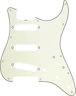 Fender® Strat® Pickguard 11-h 3ply mintg 