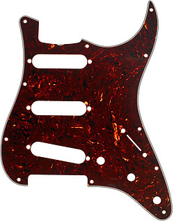Fender® Strat® Pickguard 11-h 4ply tort. 
