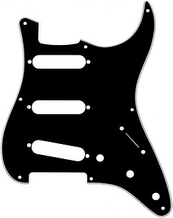 Fender® Strat® Pickguard SSS 8-holes *  