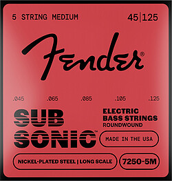 Fender® Subsonic 7250 5M 045/125 