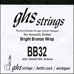 GHS Einzelsaite Bright Bronze BB 32  