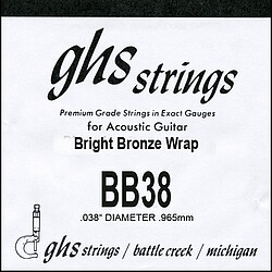 GHS Einzelsaite Bright Bronze BB 38  