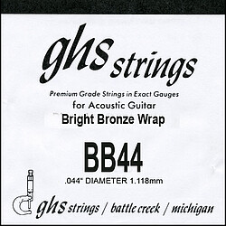GHS Einzelsaite Bright Bronze BB 44  