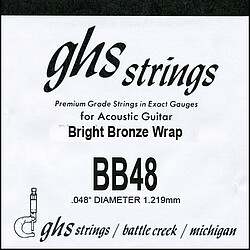 GHS Einzelsaite Bright Bronze BB 48  