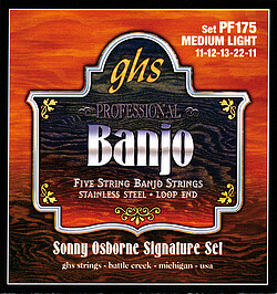 GHS PF 175 5-​Str. Banjo String St. Steel 