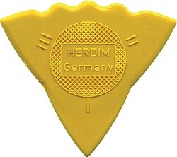 Herdim Plectren 3 Stärken gelb Pack/100  