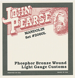J. Pearse 2060L Light Mandolin Loop End  