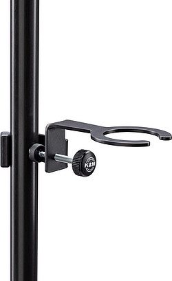 K & M 16017 Stielglashalter, schwarz  