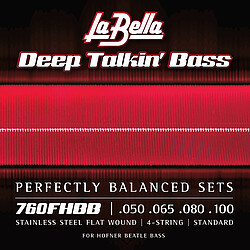 La Bella 760FHBB Beatle Bass 050/100 