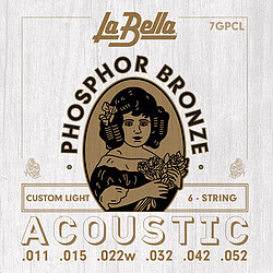 La Bella 7GPCL Phosphor Bronze 011/052 
