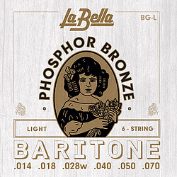 La Bella Baritone Ph.-Bronze BGL 014/070 
