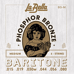 La Bella Baritone Ph.-Bronze BGM 015/080 