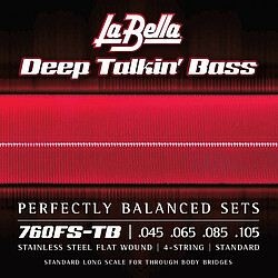 La Bella Bass 760FS-TB Flat 045/105 