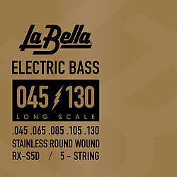 La Bella Bass RX-S5D St. Steel 045/130 