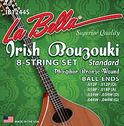 La Bella IB1244S Irish Bouzouki Std  