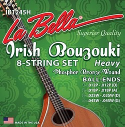 La Bella IB1245H Irish Bouzouki Hvy  