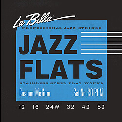 La Bella Jazz Flats Stainl-20PCM 012/052 