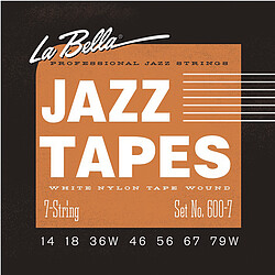 La Bella Jazz Tapes 600-​7 Wh.​Nylon 7-​Str 