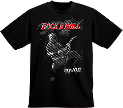 T-Shirt Rock'n Roll My Job, L, black  