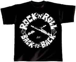 T-Shirt schwarz Back to back XXL  