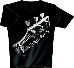 T-Shirt schwarz Cosmic Guitar L  