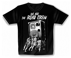 T-​Shirt schwarz Road Crew XXL  