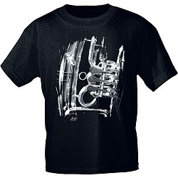 T-Shirt schwarz Tenorhorn M  