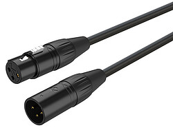 Roxtone Mic-kabel Master bk 6m XLR/XLR  