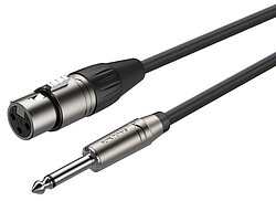 Roxtone Mic-kabel Smart bk 10m XLR/Kl.  