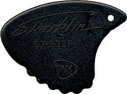 Sharkfin Plectren schwarz / X-hart 12  