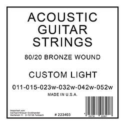USA String Western 011/052 Bronze Wound  