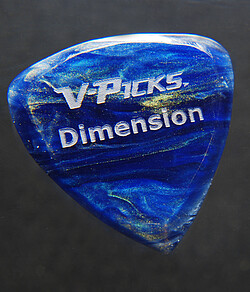 V-​Pick Dimension Pick blue swirl  