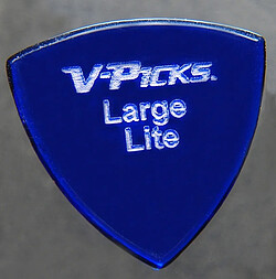 V-Pick Large Pointed Lite Pick sap. blue 