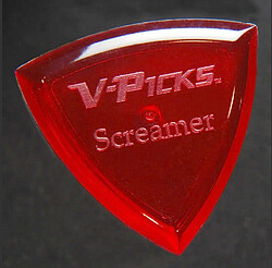 V-​Pick Screamer Pick ruby red  