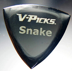 V-​Pick Snake Pointed Pick smokey  