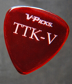 V-Pick The Tone King Pick ruby red  