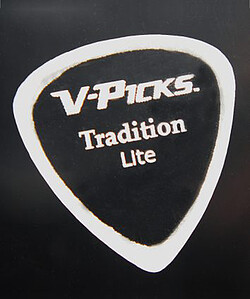V-Pick Tradition Lite Ghost Rim Pick  