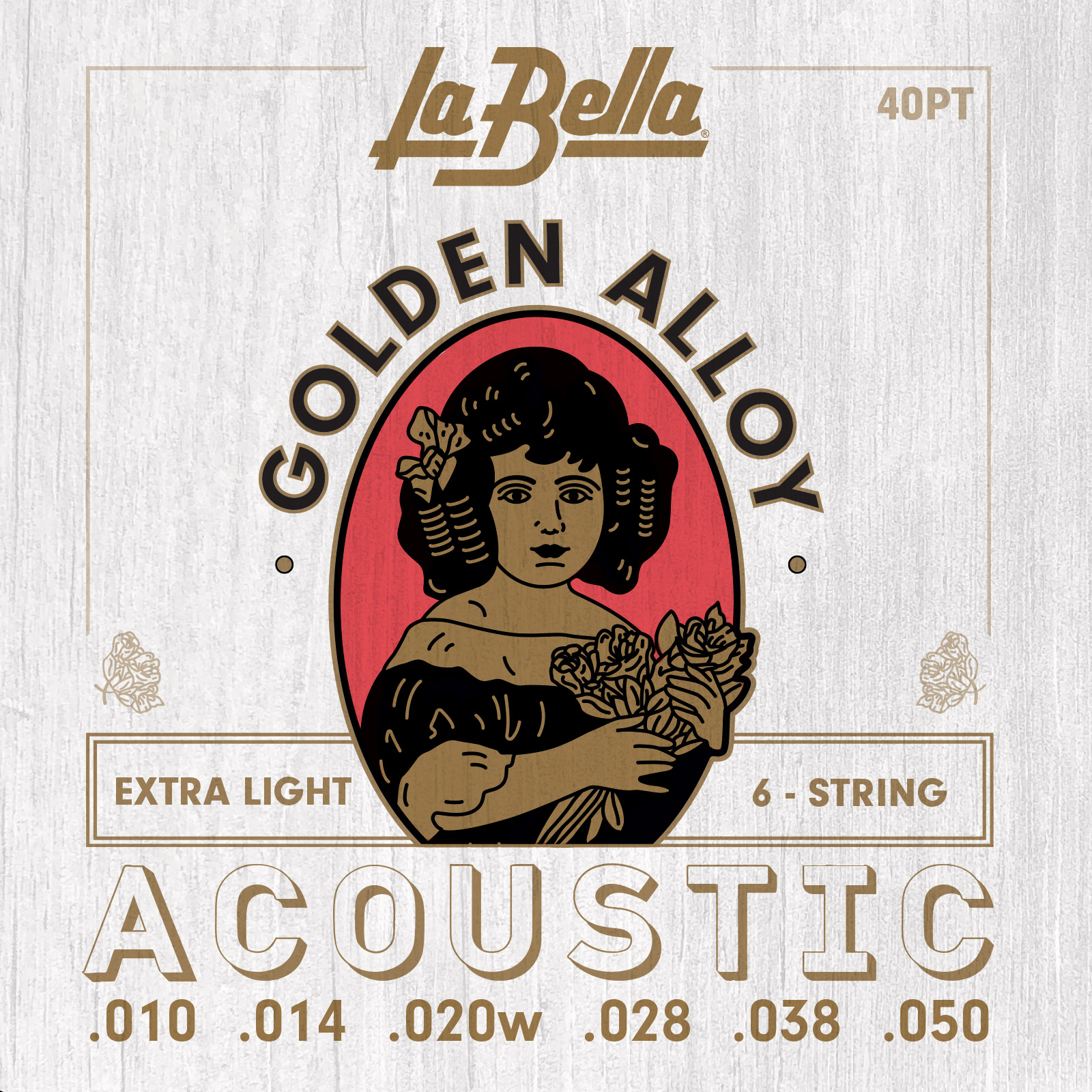 La Bella Golden Alloy Acoustic *  