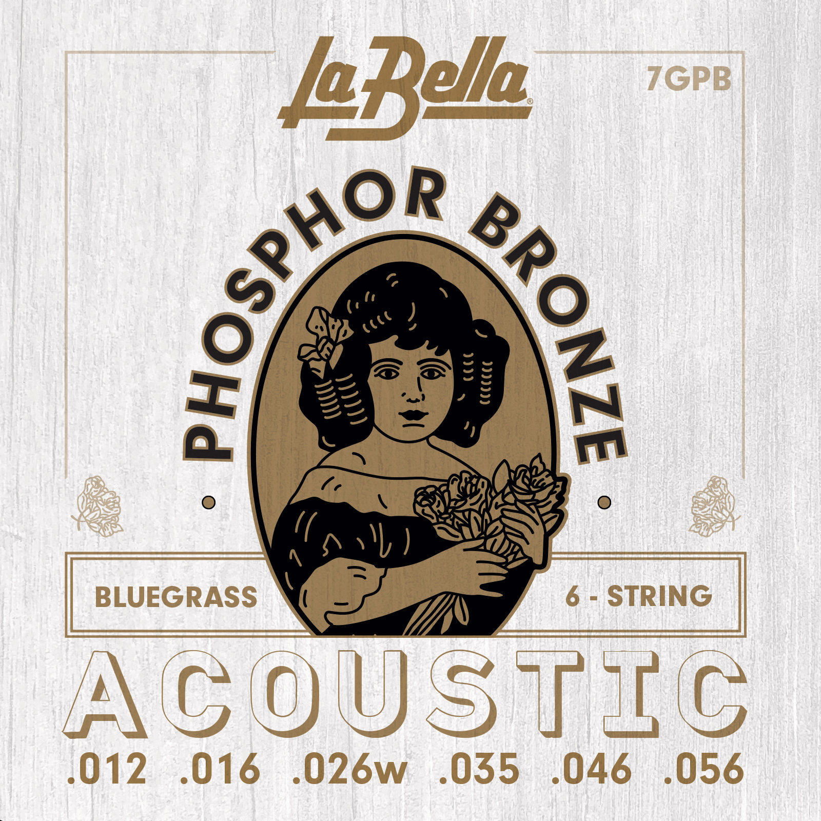La Bella 7GPB Phosphor Bronze 012/​056 