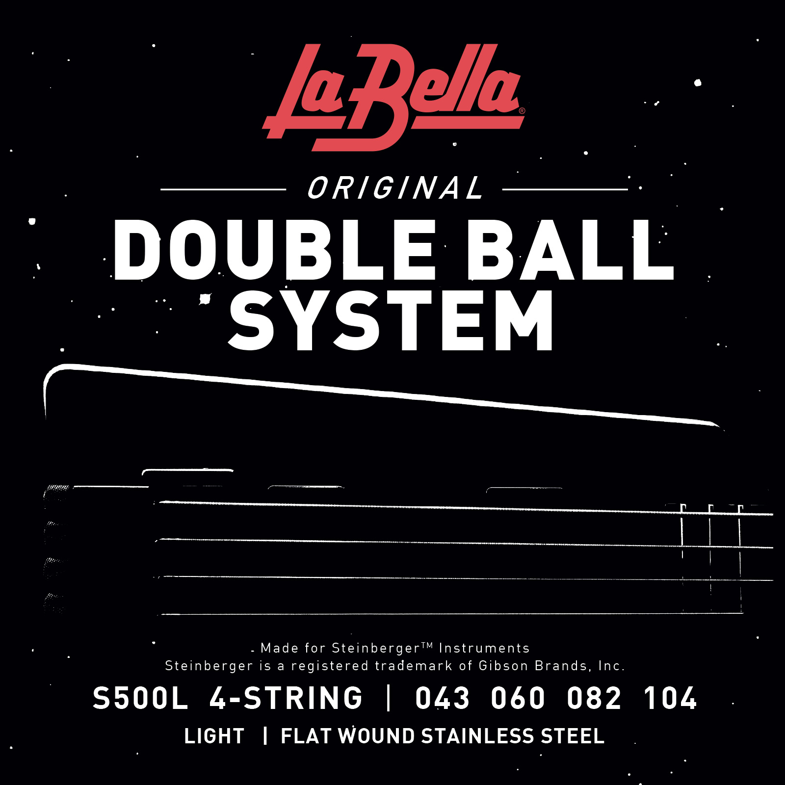 La Bella S500L Flatwound D. Ball 043/​104 