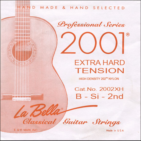 La Bella Einzelsaite 2001 Extra Hard H2  