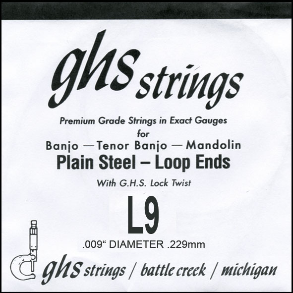 GHS Banjo St.​Steel Loop Einzelsaiten *  