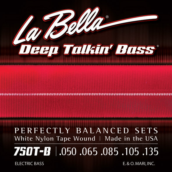 La Bella Bass 750TB White Nylon 050/​135  