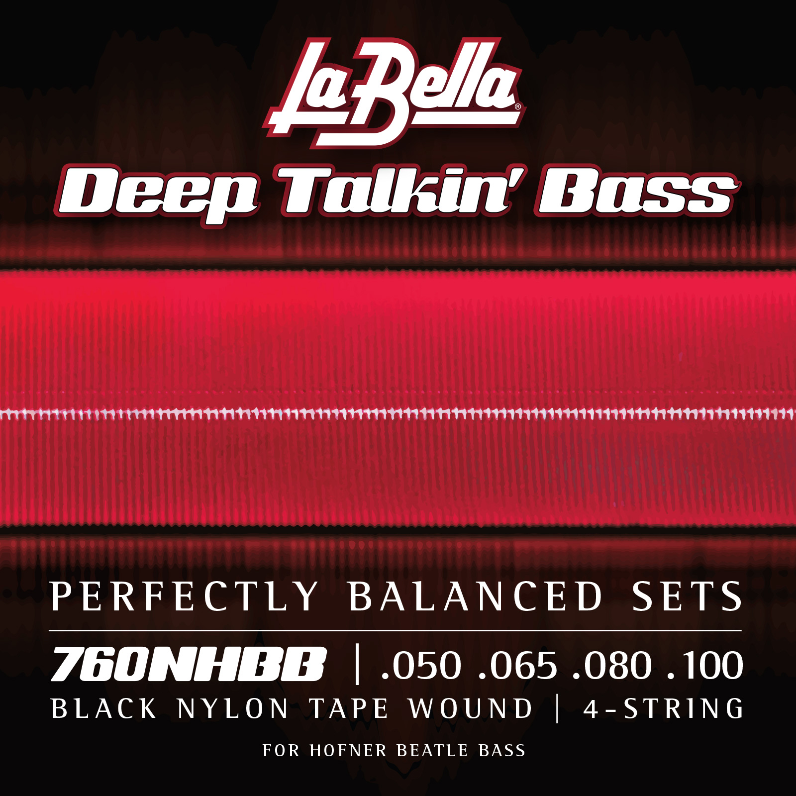 La Bella 760NHBB Beatle Bass bl, 050/​100 