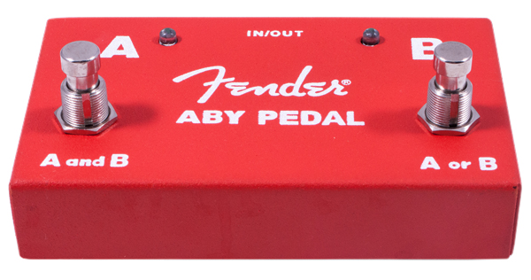 Fender® ABY Switch red  
